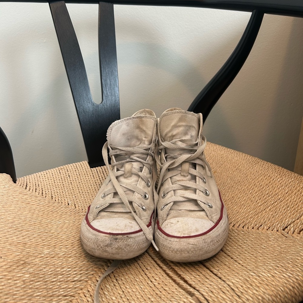 Used white converse